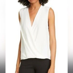 Rag & Bone | Silk Sleeveless Blouse | Pearly Off White | Small